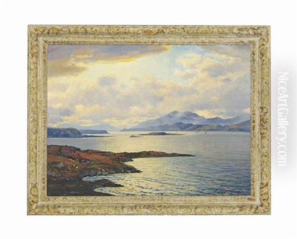 Evening On The Hills Of Mull by George Melvin Rennie