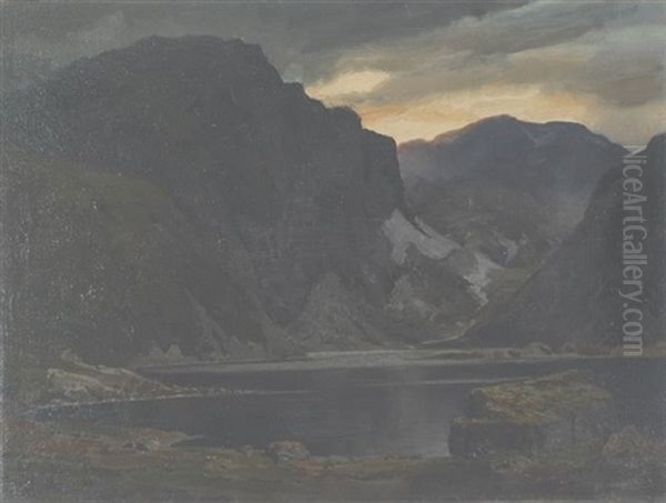 Lake With Mountains by George Melvin Rennie