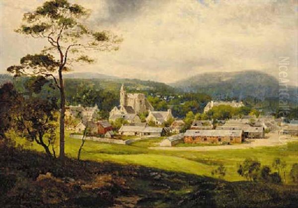 The Village Of Braemar, Aberdeenshire by George Melvin Rennie