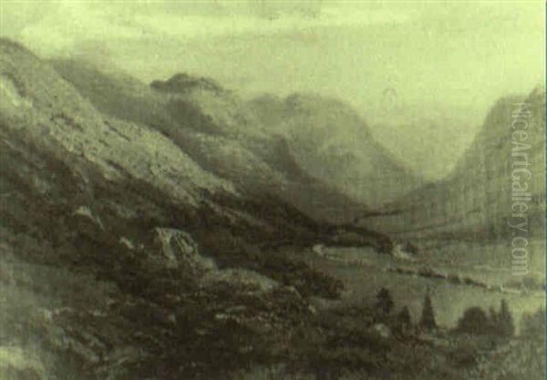 Evening In Glen Clunie, Scotland by George Melvin Rennie