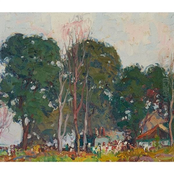 Landscape Oil Painting by George A. Renouard