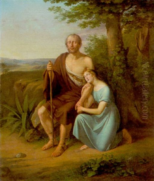 Barmherzigkeit Oil Painting by Friedrich Rensch (Rentzsch)