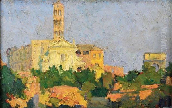 Vista De Roma Oil Painting by Carlos Bonvalot