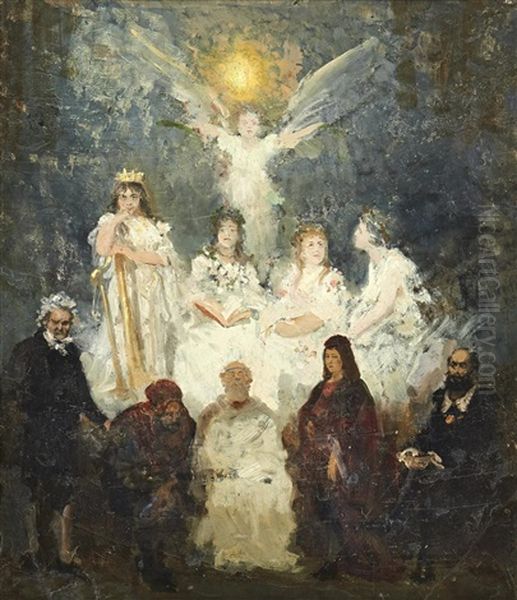 Apotheosis Of The Art Oil Painting by Ilya Repin