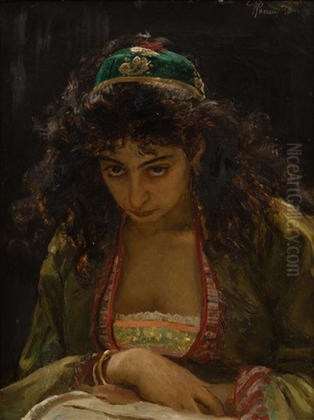 A Sketch To Sadko Oil Painting by Ilya Repin