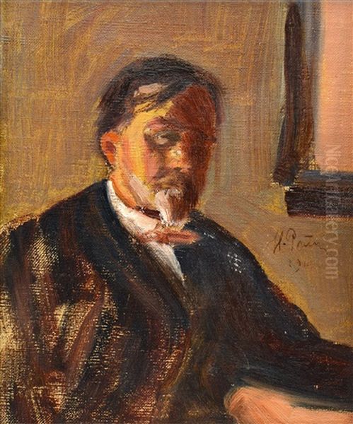 Portrait Of Boris Alexandrovich Lazarevsky Oil Painting by Ilya Repin