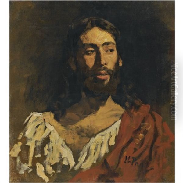 Portrait Of A Judean Oil Painting by Ilya Repin