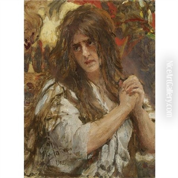 Mary Magdalene Oil Painting by Ilya Repin