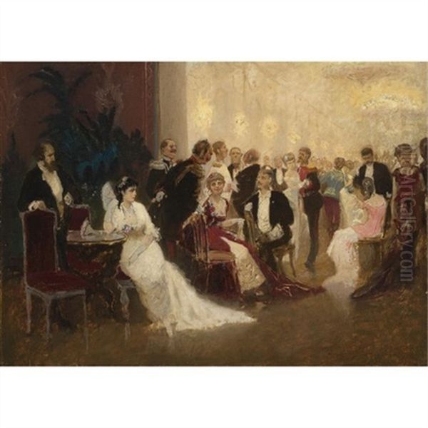 The Ballroom Oil Painting by Ilya Repin