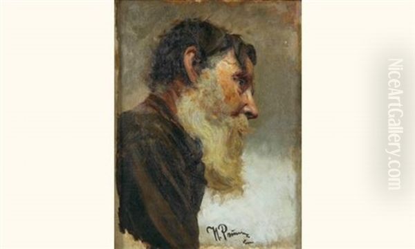 Portrait D'homme Oil Painting by Ilya Repin