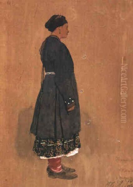 Domakha Oil Painting by Ilya Repin