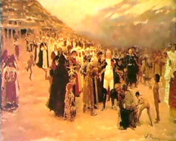 Scene Of Government Overthrow by Ilya Repin