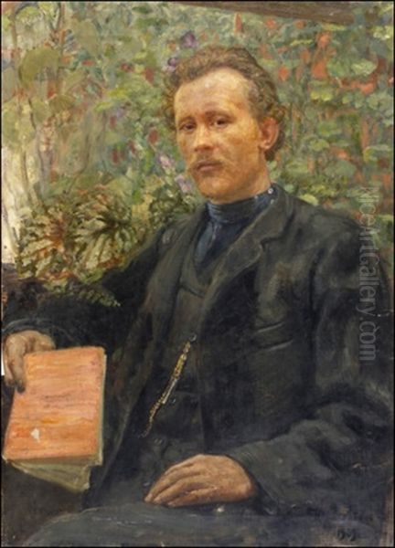 Miehen Muotokuva Oil Painting by Yuri Il'ich Repin