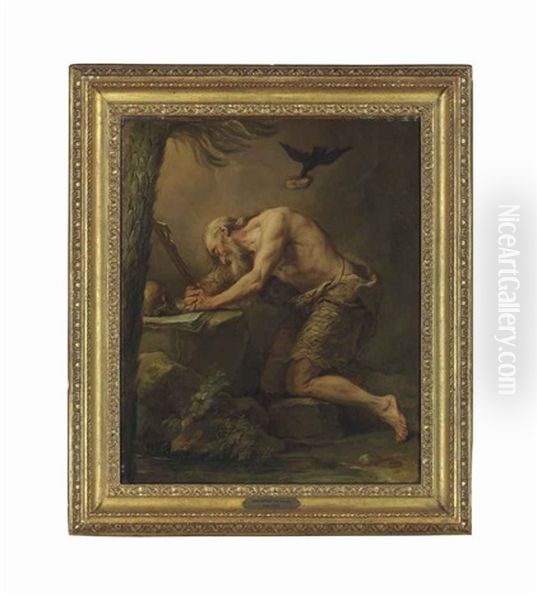 Saint Paul Oil Painting by Jean Restout the Younger