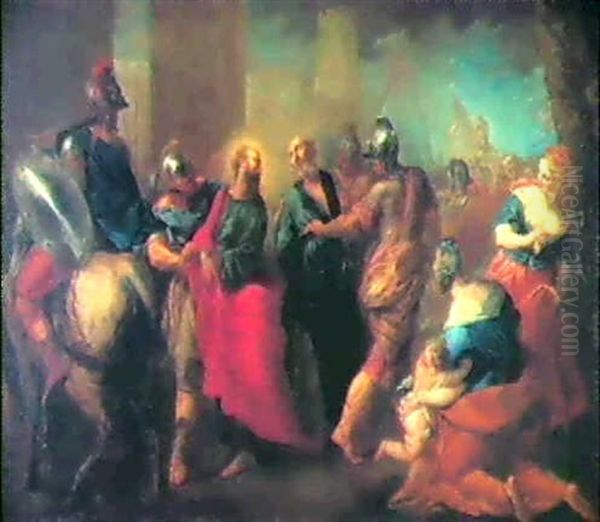 L'arrestation De Saint Pierre Oil Painting by Jean Restout the Younger