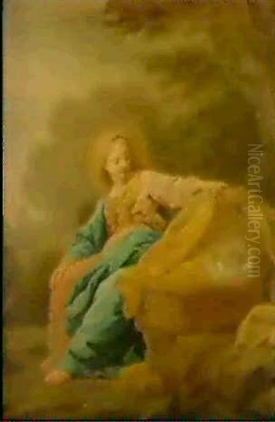 Le Sommeil De L'enfant Jesus Oil Painting by Jean Restout the Younger