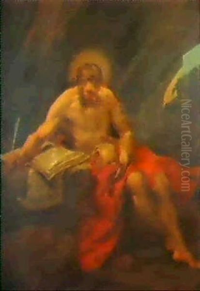 Saint Jerome Oil Painting by Jean Restout the Younger