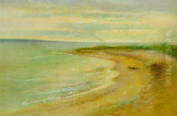 Coastal Scene Oil Painting by John Rettig