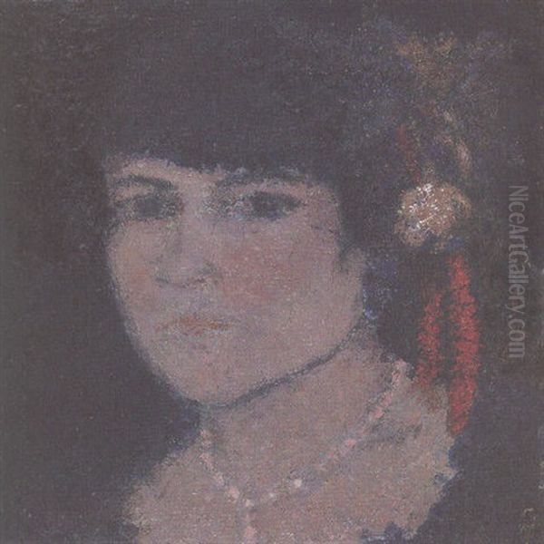 Retrato De Casilda Oil Painting by Armando Reveron