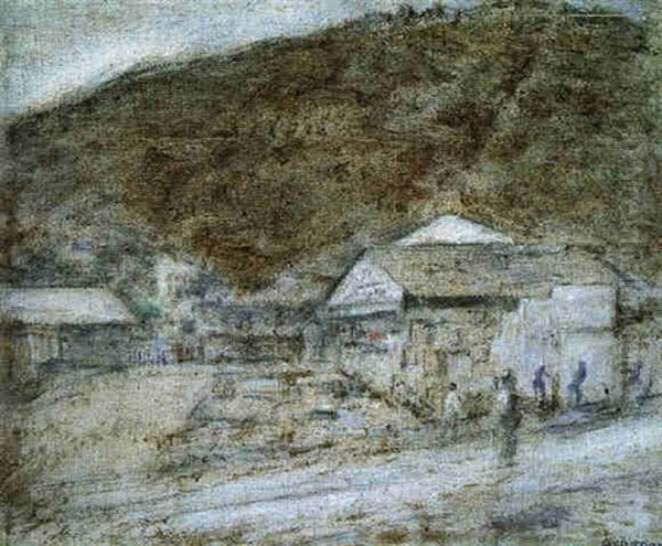 Paisaje De La Guaira Oil Painting by Armando Reveron