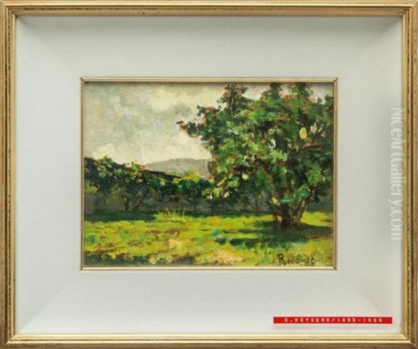 Paesaggio Campestre Oil Painting by Enrico Reycend