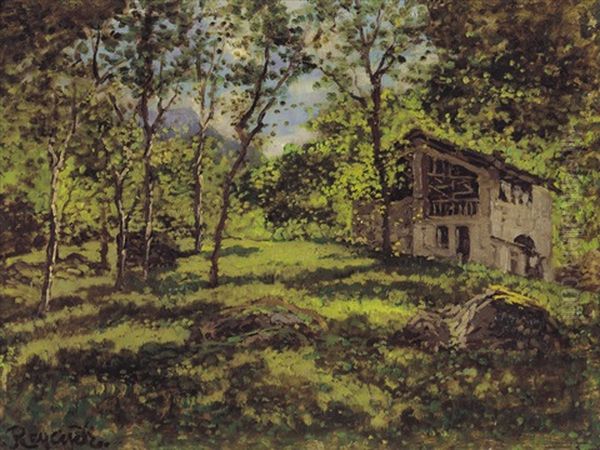 In Montagna Oil Painting by Enrico Reycend