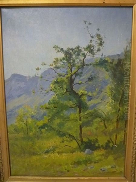 Paysage A L'arbre Oil Painting by Marcel Reymond