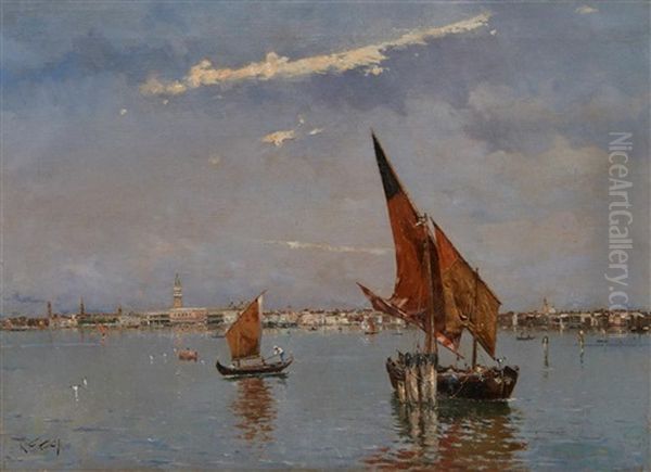 Venetian Lagoon by Antonio Maria de Reyna Manescau