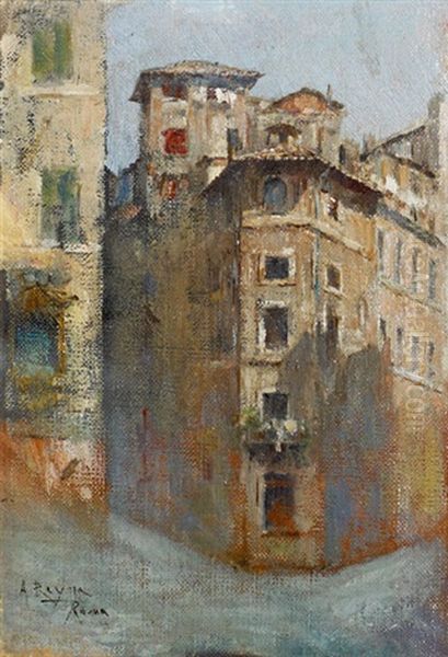 Roma Oil Painting by Antonio Maria de Reyna Manescau