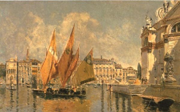 Velas Venecianas Oil Painting by Antonio Maria de Reyna Manescau