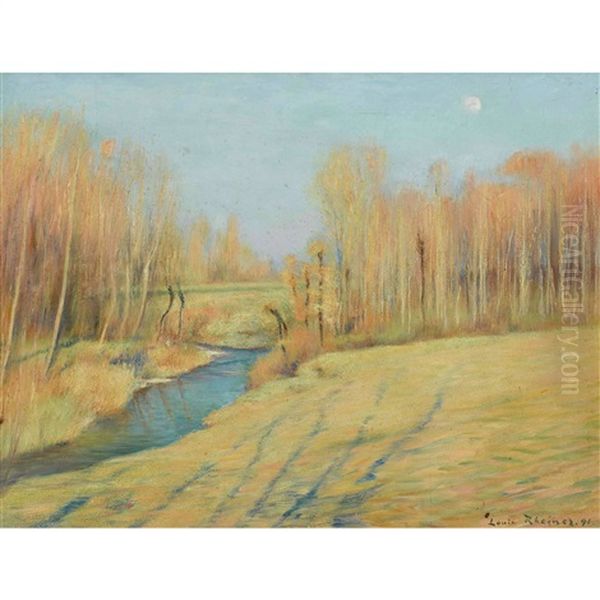 Herbstlandschaft Oil Painting by Louis Rheiner