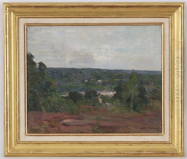 Colline A Ville-d'avray Pres Paris Oil Painting by Louis Rheiner