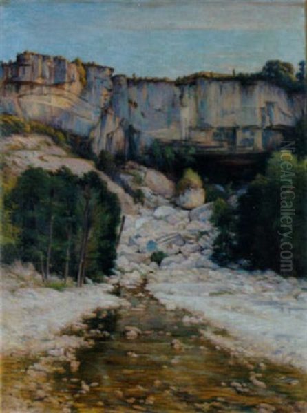 La Source Oil Painting by Louis Rheiner