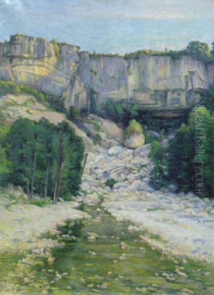 La Source Oil Painting by Louis Rheiner