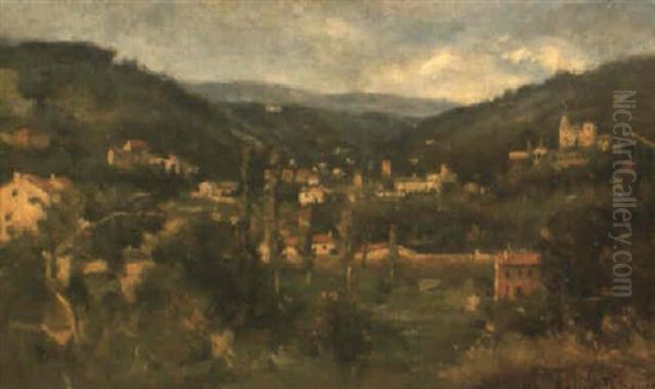 Paysage Provencal Oil Painting by Louis Rheiner