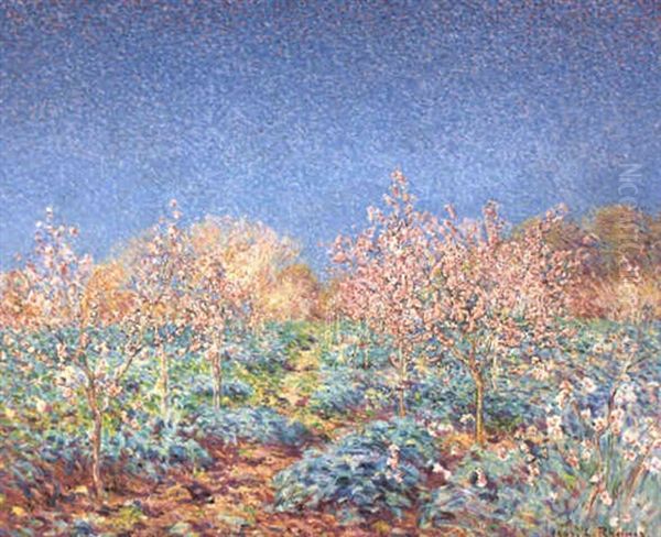 Printemps Oil Painting by Louis Rheiner