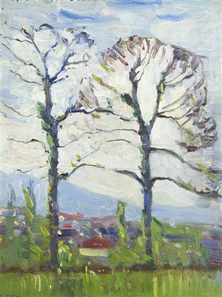 Gli Alberi Oil Painting by Camillo Rho