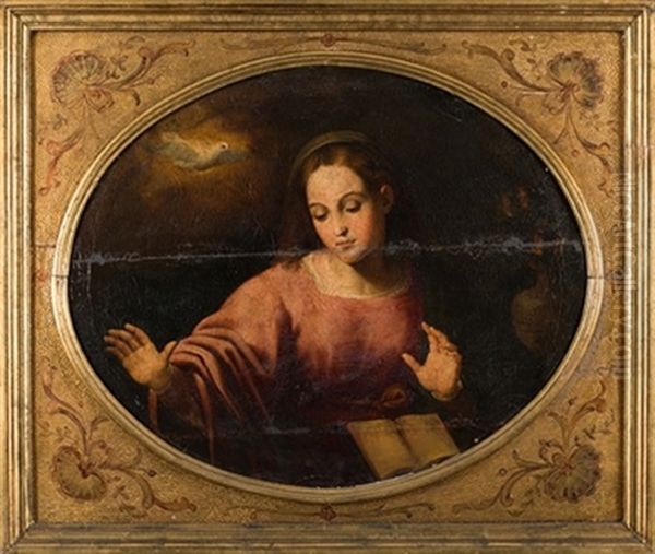 Virgen Anunciada Oil Painting by Francisco Ribalta