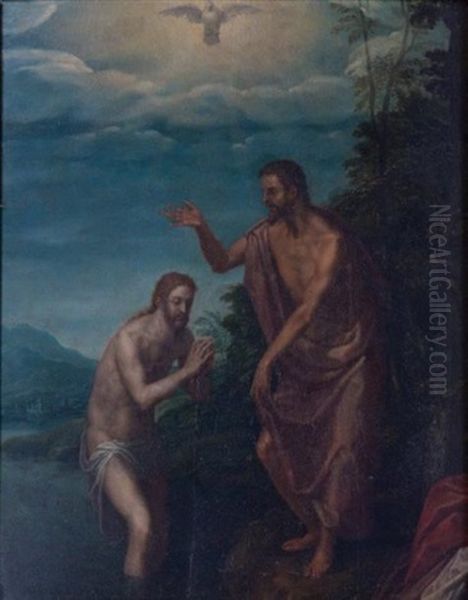 Le Bapteme Du Christ Oil Painting by Francisco Ribalta