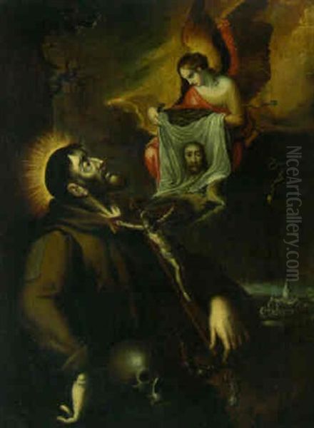 The Vision Of Saint Francis Oil Painting by Francisco Ribalta