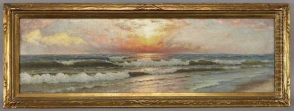 Seascape Oil Painting by Richard Dey de Ribcowsky