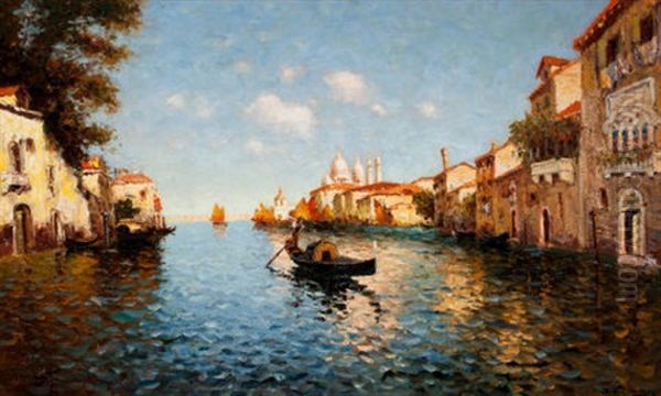 Venice Oil Painting by Richard Dey de Ribcowsky