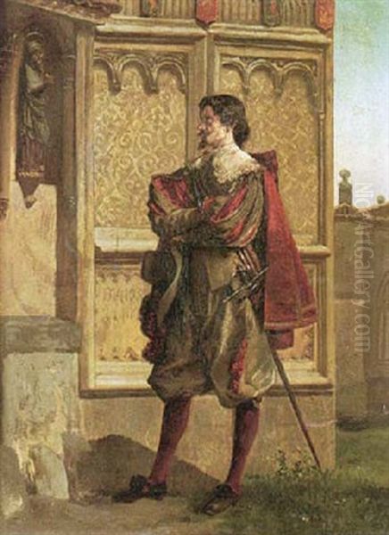 Gentilhomme A L'epee Oil Painting by Roman Ribera Cirera