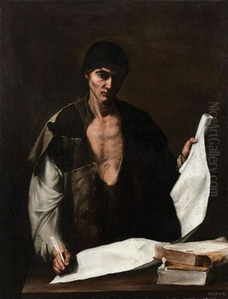 Arquimedes Oil Painting by Jose Ribera