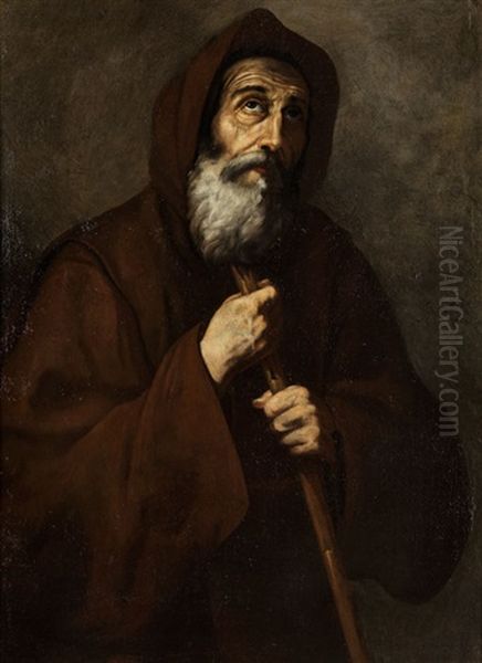 San Francesco Di Paola Oil Painting by Jusepe de Ribera