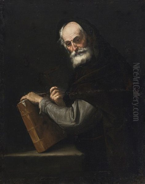 An Architect Oil Painting by Jusepe de Ribera