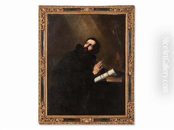 St. Augustine Of Hippo Oil Painting by Jusepe de Ribera