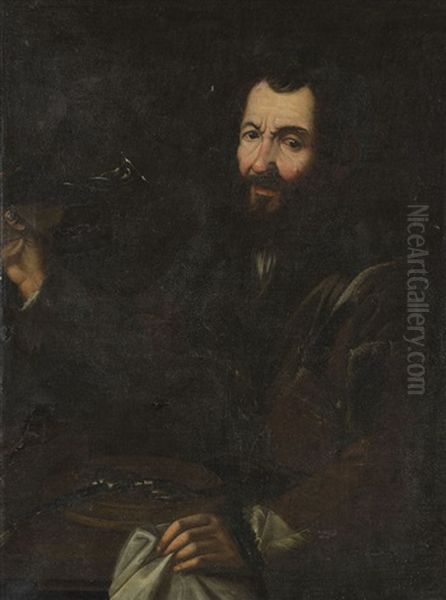 Portrat Eines Arztes Mit Uringlas by Jusepe de Ribera