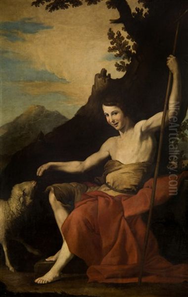 San Juan Bautista Oil Painting by Jusepe de Ribera