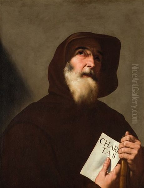 San Francesco Di Paola Oil Painting by Jusepe de Ribera